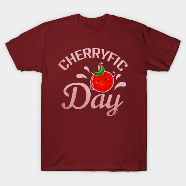 Cherryfic Day T-Shirt by punnygarden